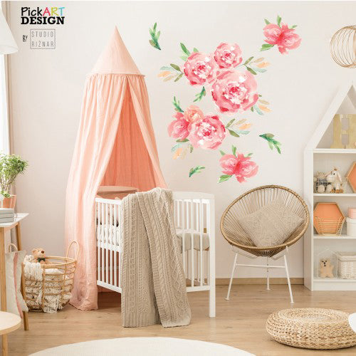 Pick Art Design® Stenske nalepke Rože Pick Art Design