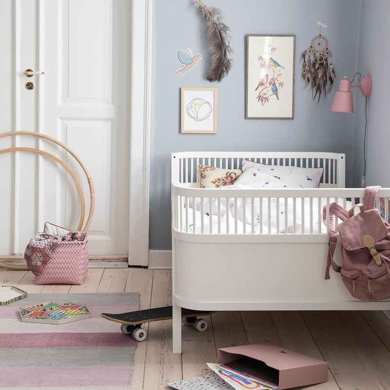 Sebra® Otroška posteljica Sebra Junior & Grow Classic White Sebra