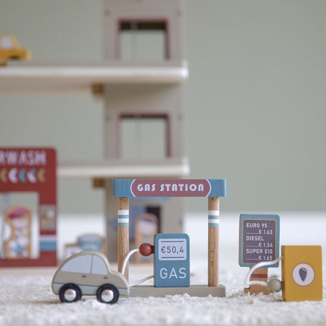 Little Dutch® Lesena garaža za železniško progo Little Dutch