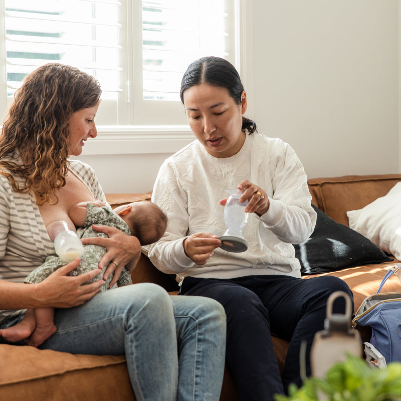 Haakaa® Silikonska črpalka 2.gen. 150ml + Set za na pot Haakaa