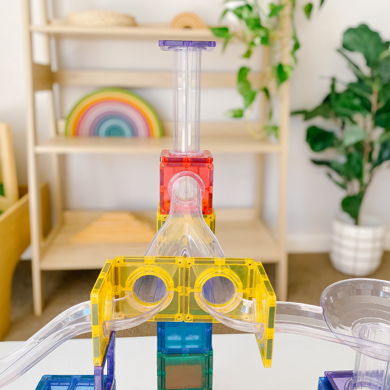 Connetix® Magnetne ploščice Ball Run Set 92-delni Connetix