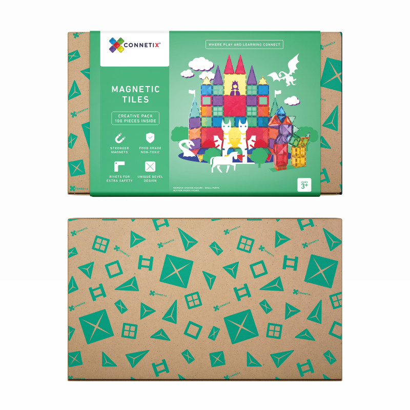 Connetix® Magnetne ploščice Creative Pack 100-delni Connetix