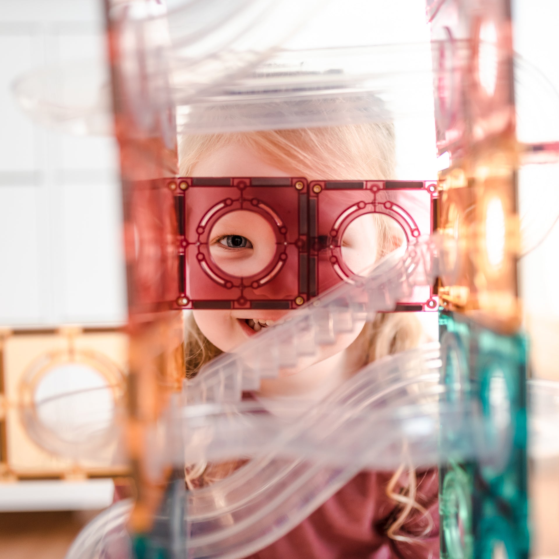 Connetix® Magnetne ploščice Pastel Ball Run Pack 106-delni Connetix