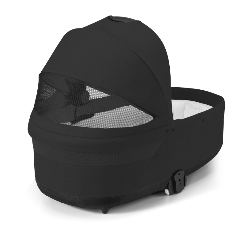 Cybex® Otroški voziček 4v1 Balios S Lux + Avtosedež Cloud G + IsoFix baza G Moon Black (+ Rain cover) Cybex