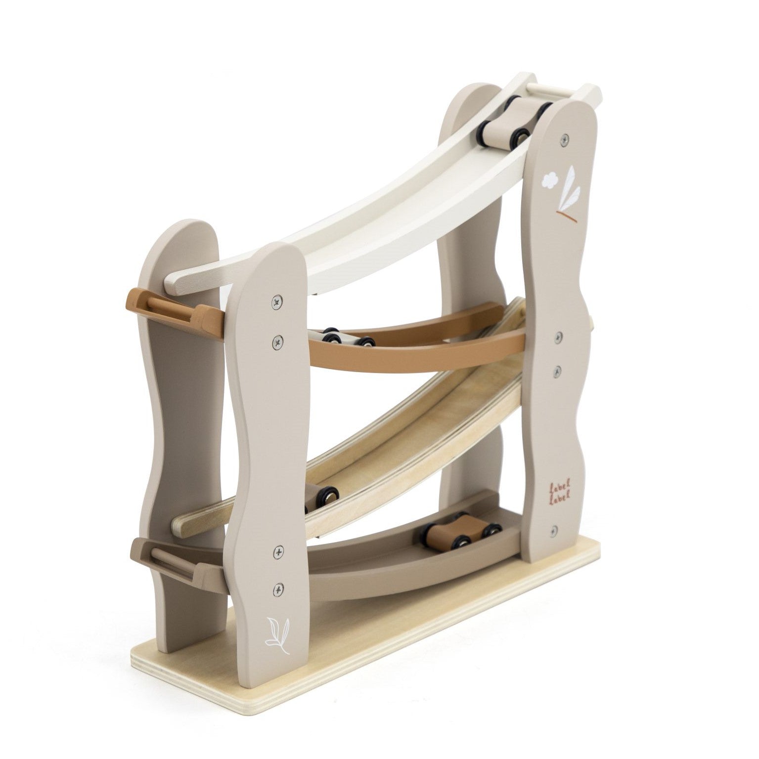 Label Label® Lesena dirkalna steza Car Slider Nougat Label Label