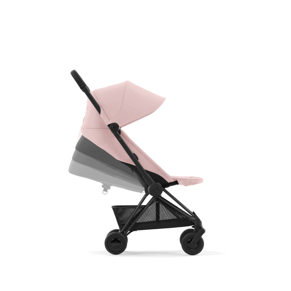 Cybex Platinum® Otroški voziček Coya™ Peach Pink (Matt Black Frame) Cybex Platinum