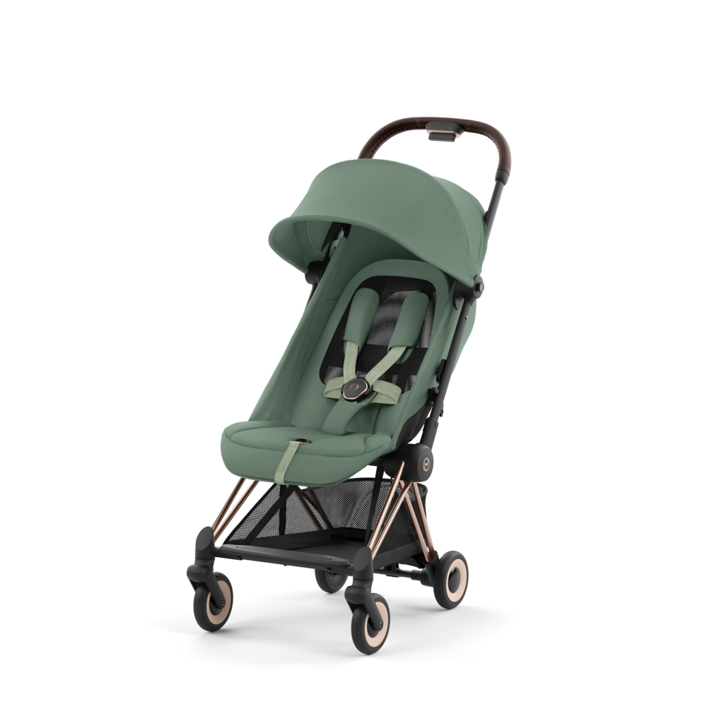 Cybex Platinum® Otroški voziček Coya™ Leaf Green (Rosegold Frame) Cybex Platinum