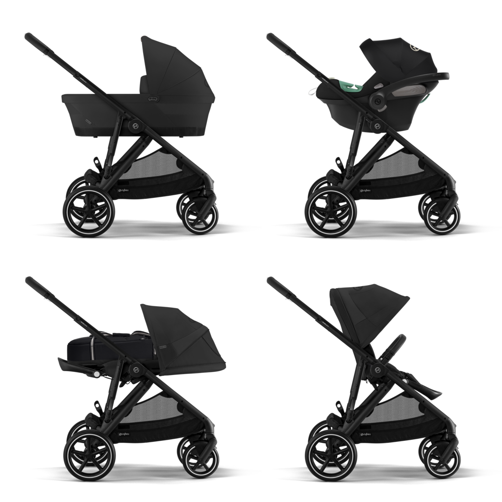 Cybex® Otroški voziček Gazelle™ S Moon Black (Black Frame) Cybex