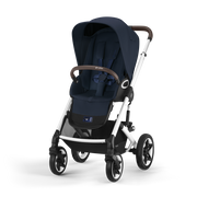 Cybex® Otroški voziček Talos S LUX (0-22 kg) Ocean Blue (Silver Frame) Cybex