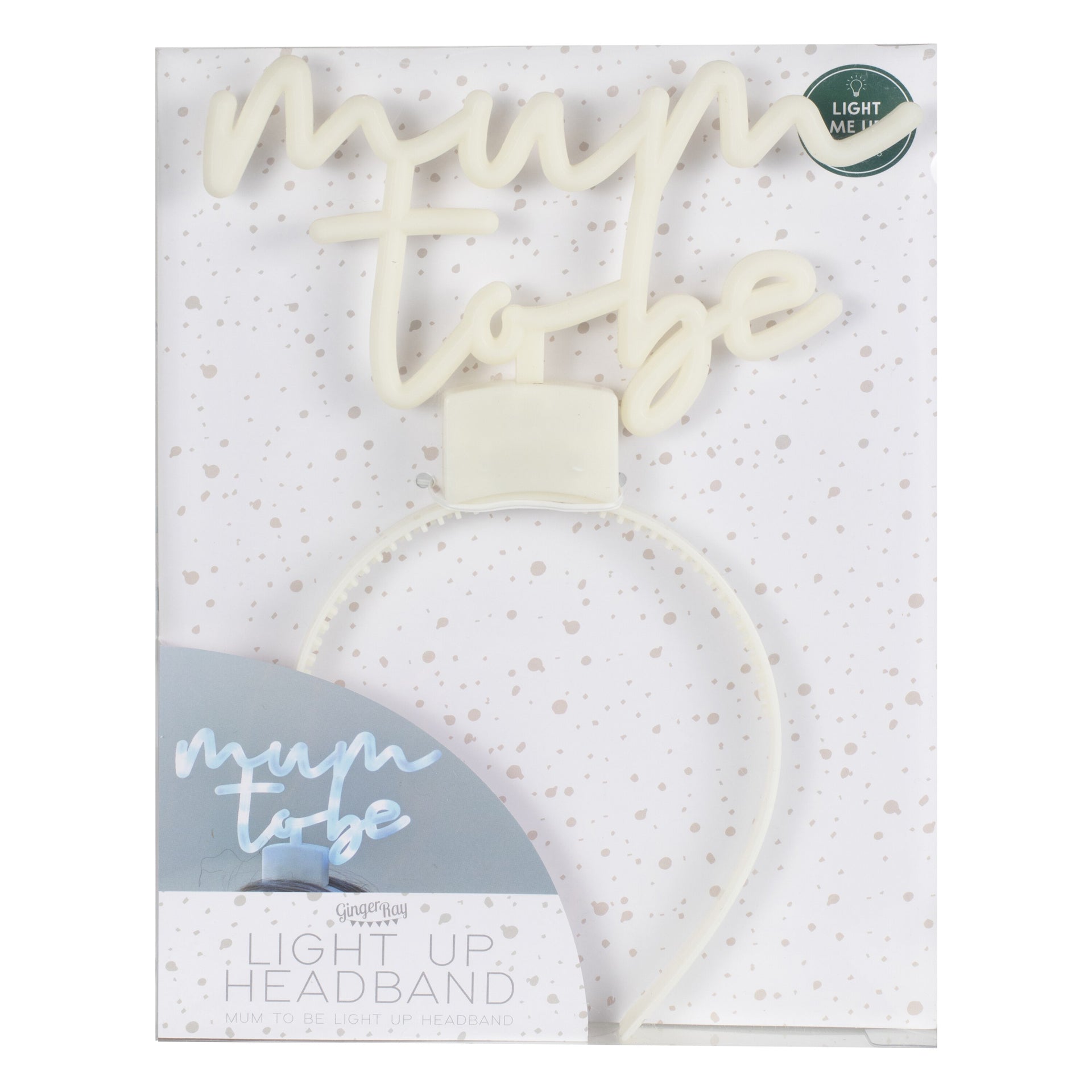 Ginger Ray® Obroč za na glavo Light Up Mum To Be Headband Ginger Ray