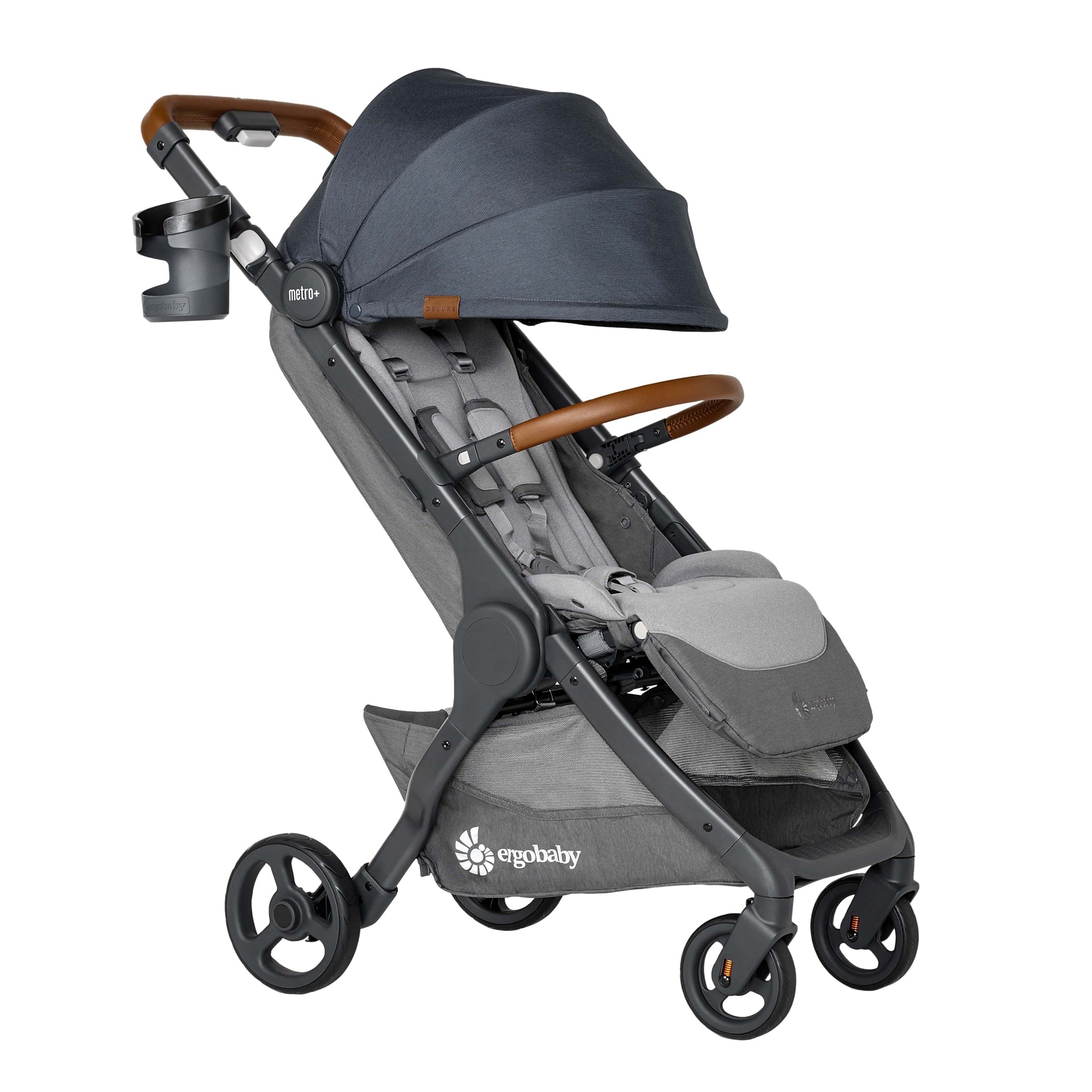 Ergobaby® Kompaktni mestni voziček Metro+ Deluxe London Grey Ergobaby