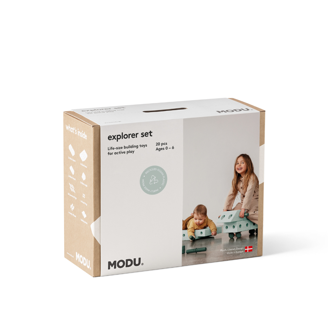 Modu® Explorer set - Ocean Mint/Forest Green Modu