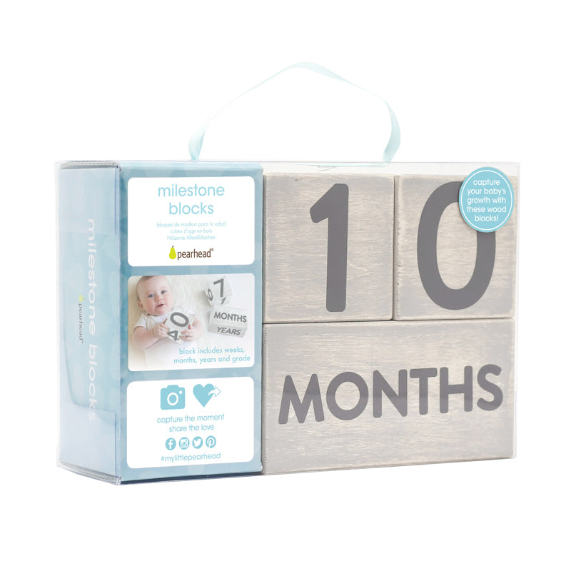 Pearhead® Lesene kocke - Baby Age Pearhead