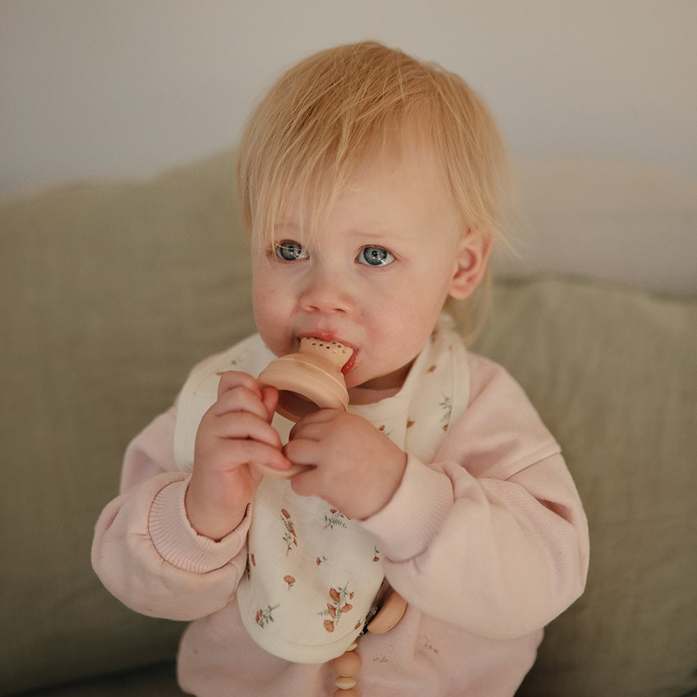 Mushie® Silikonska duda za hranjenje 2 kosa Cambridge Blue Mushie