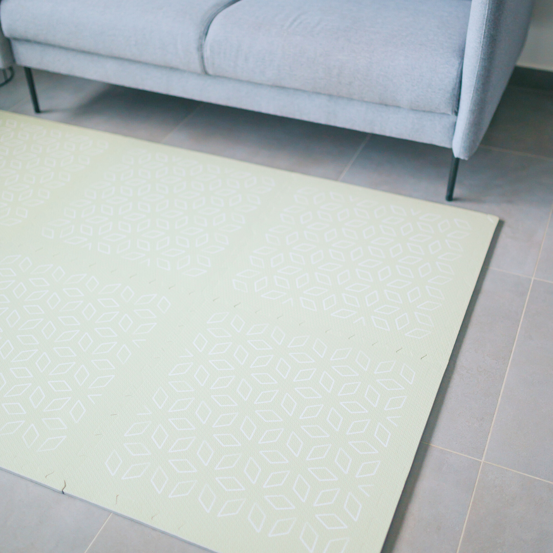 Evibell® Igralna podloga Puzzle 120x180 Geometric Pistachio Evibell