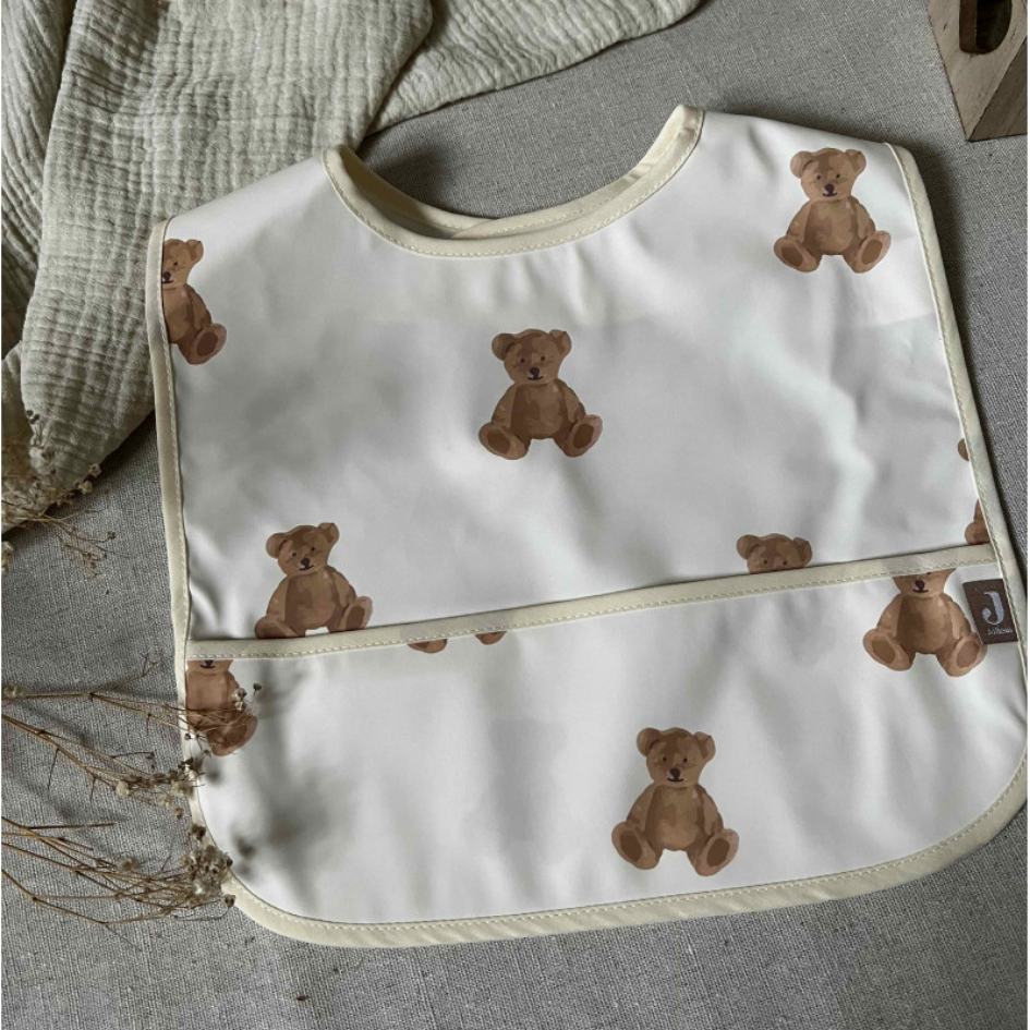 Jollein® Nepremočljivi slinček Teddy Bear 2 kosa Jollein