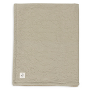 Jollein® Bombažna odejica Soft Waves Olive Green 100x150 Jollein