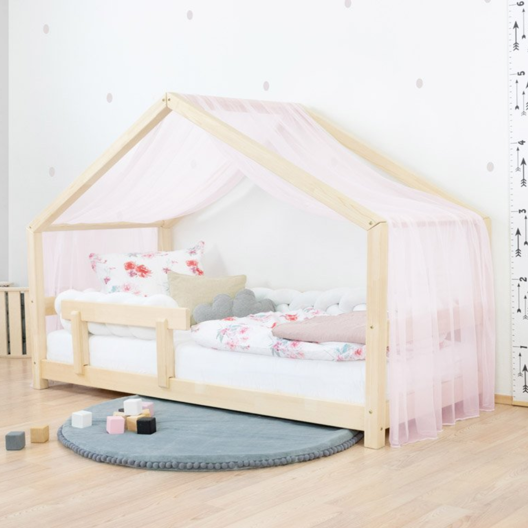 Benlemi® Otroška postelja Lucky 120x200 Natural Benlemi