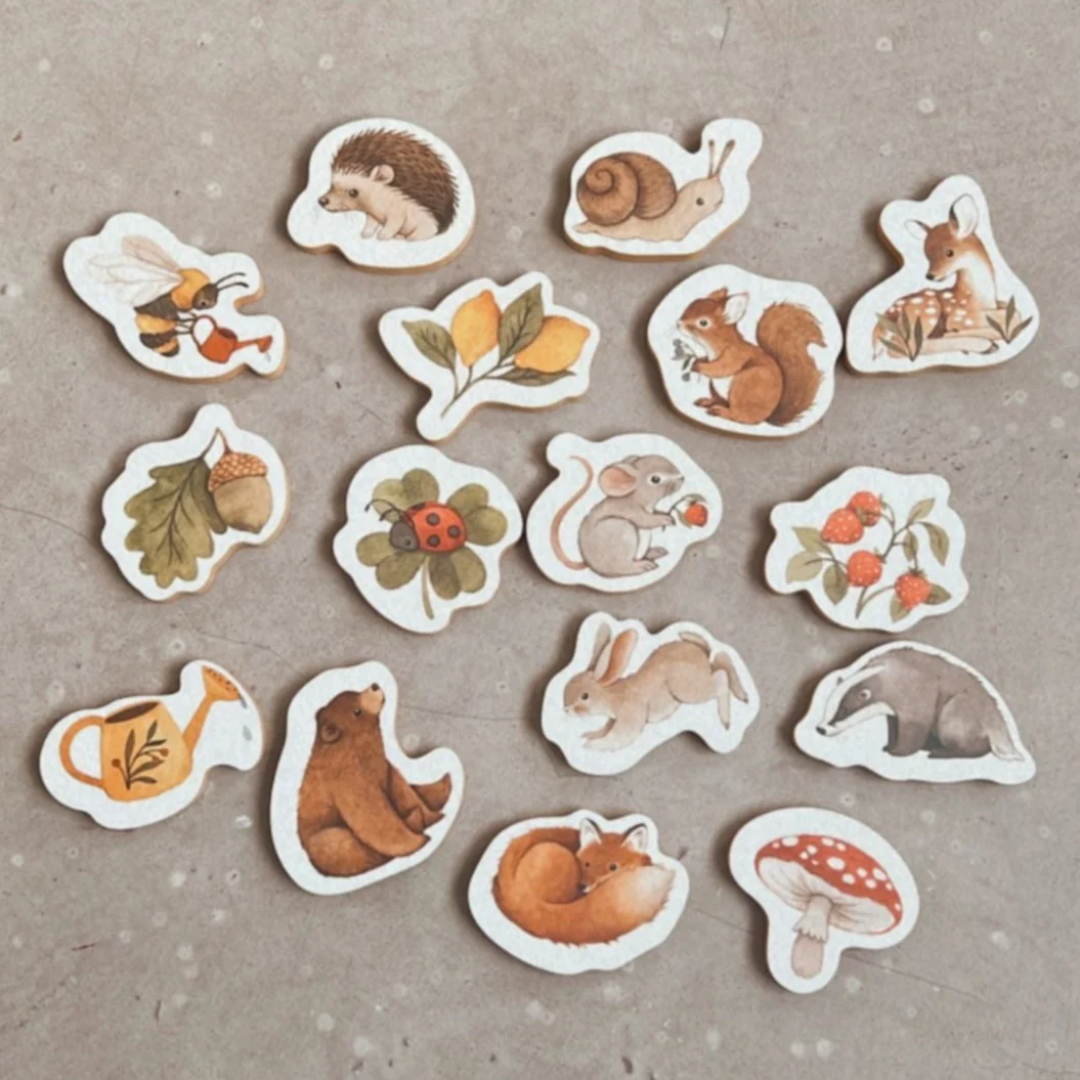 Petit Monkey® Penaste puzzle za kopel Bear and Friends Petit Monkey