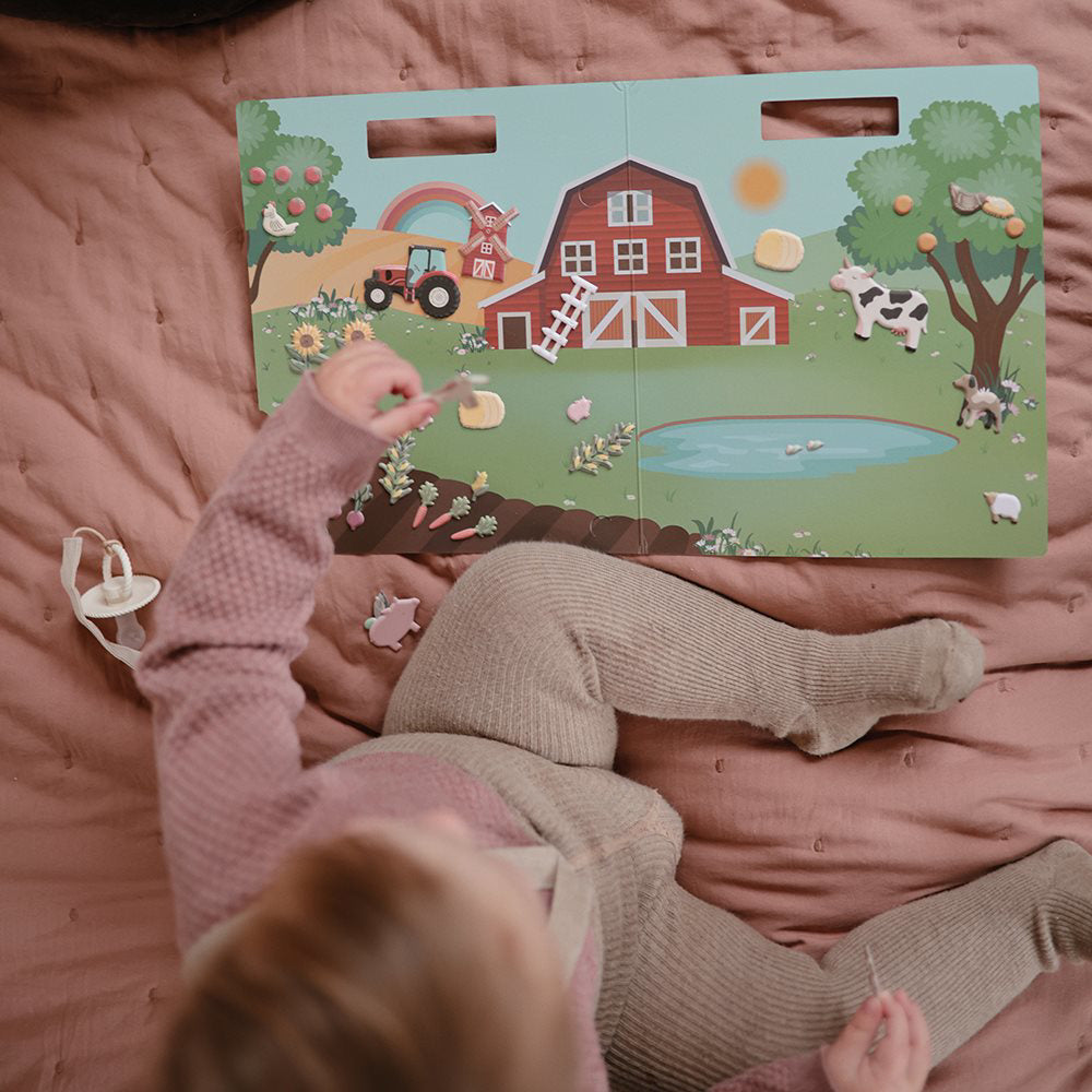 Mushie® Nalepke za večkratno uporabo Farm Mushie