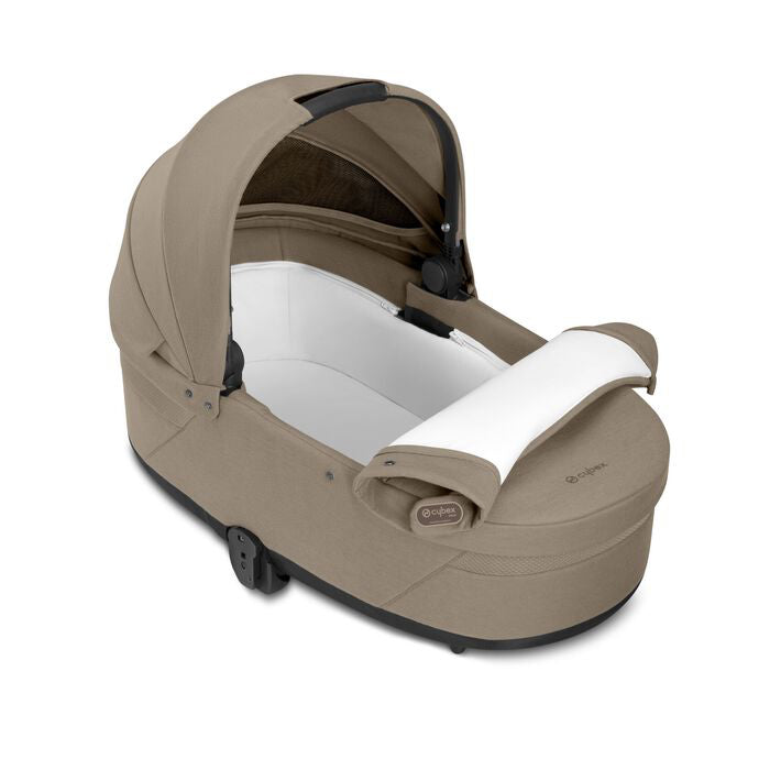 Cybex® Otroški voziček 4v1 Balios S Lux + Avtosedež Cloud G + IsoFix baza G Almond Beige (+ Rain cover) Cybex
