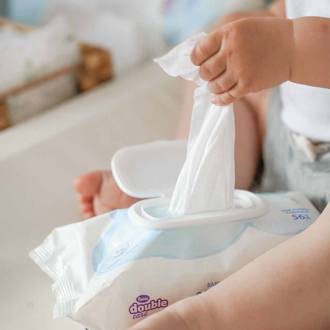 Violeta® Otroški vlažni robčki Water Care 3x56/1 Violeta