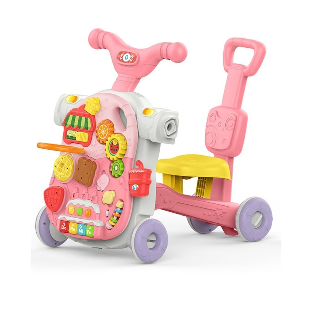 KikkaBoo® Aktivnostni voziček 4v1 Sweet Escape Pink KikkaBoo