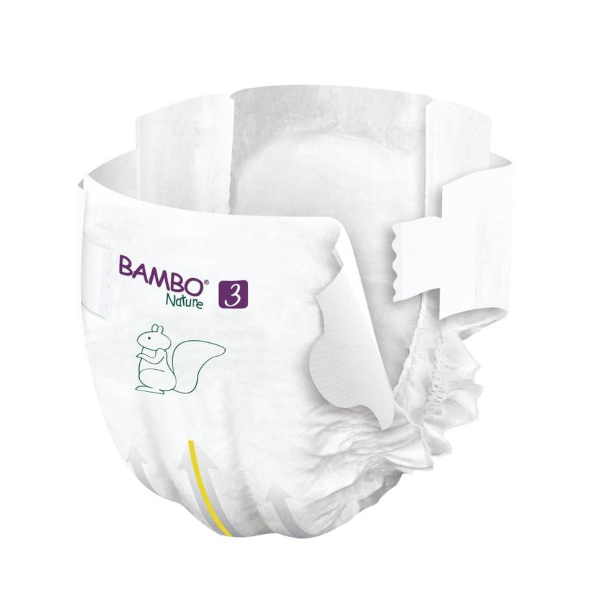 Bambo Nature® Plenice Midi Velikost 3 (4-8 kg) 52 kos Bambo Nature