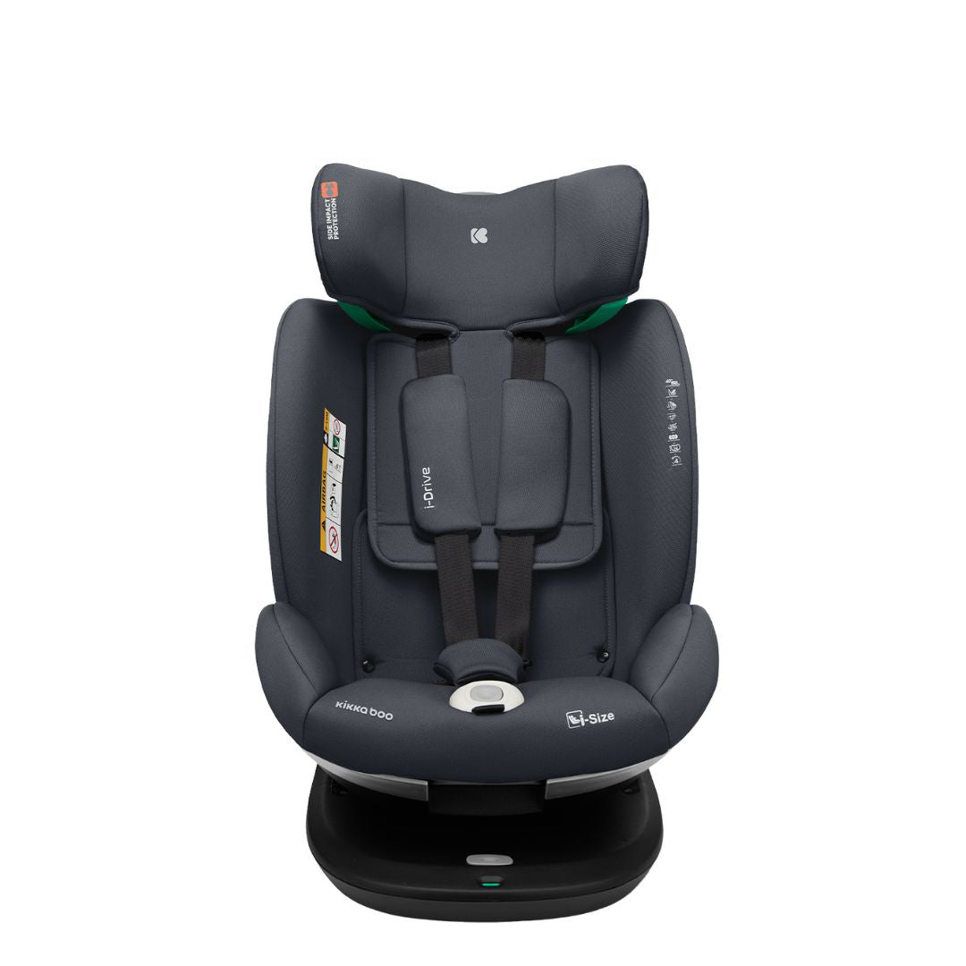 KikkaBoo® Otroški avtosedež 360° i-Drive i-SIZE (40-150 cm) Dark Grey KikkaBoo