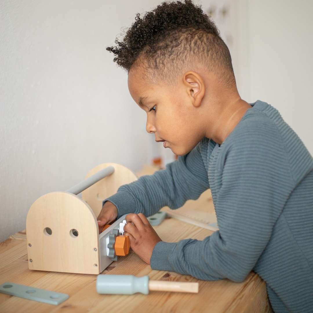 Tryco® Lesena škatla z orodjem Tryco