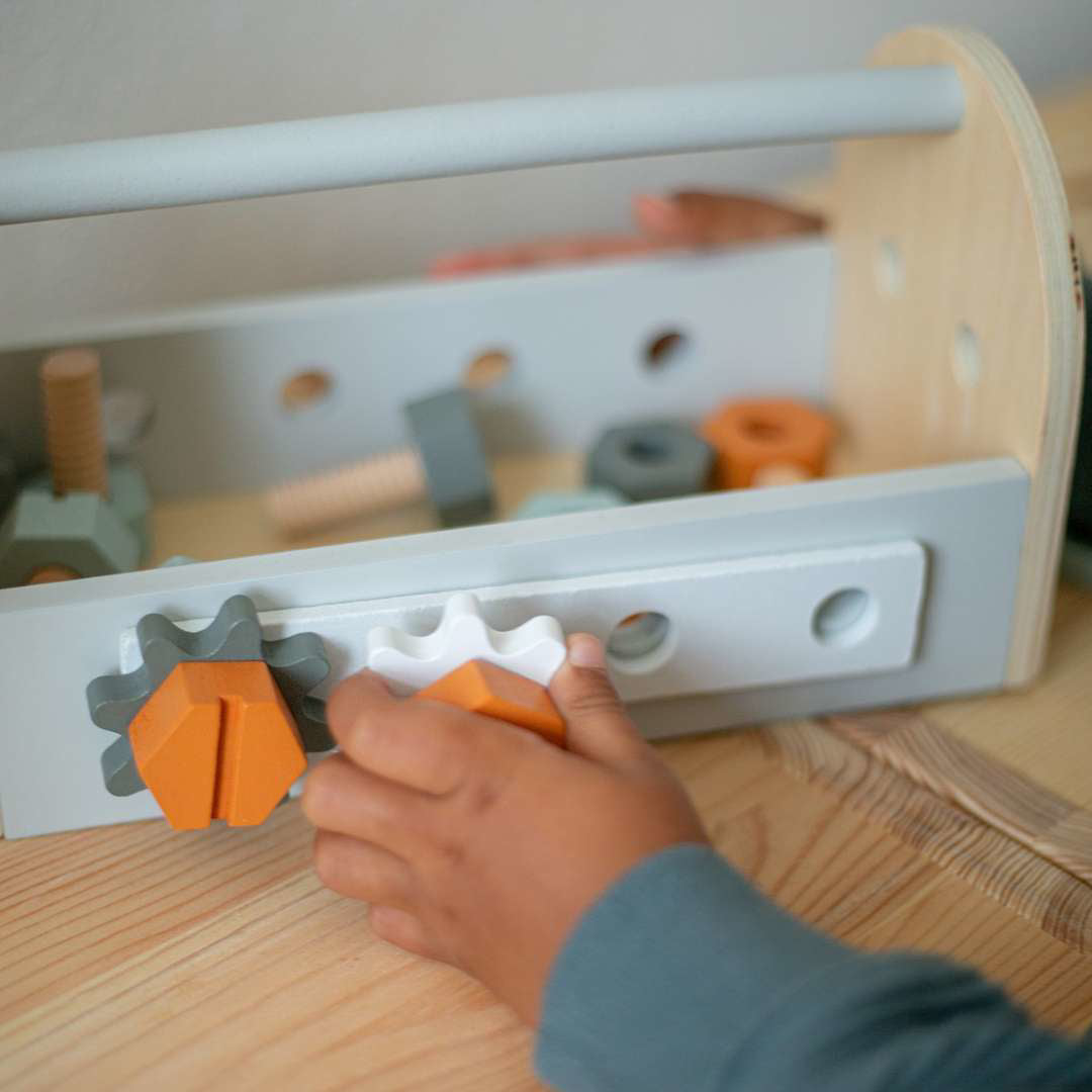 Tryco® Lesena škatla z orodjem Tryco