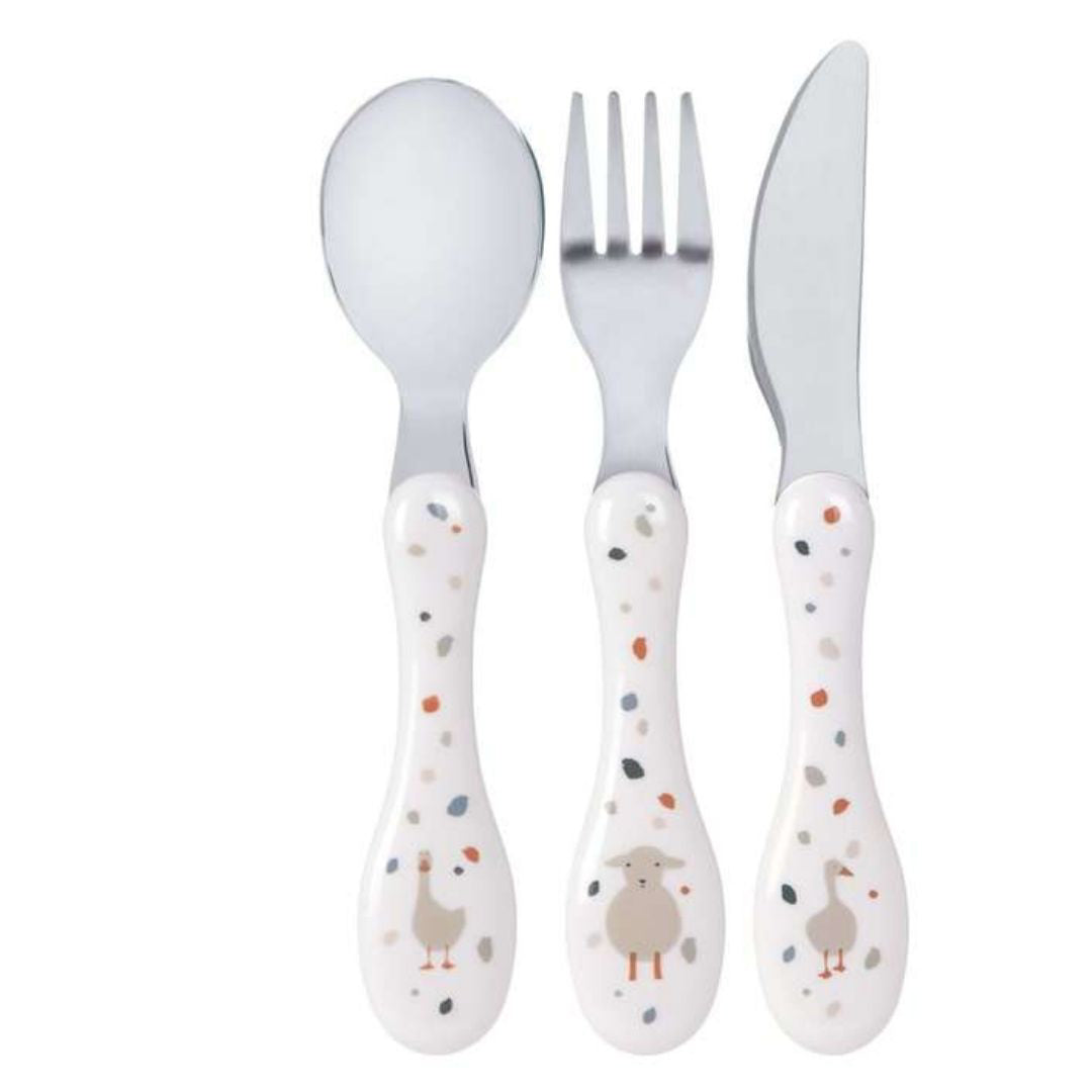 Lässig® Otroški pribor 3-delni Tiny Farmer Sheep & Goose Lässig