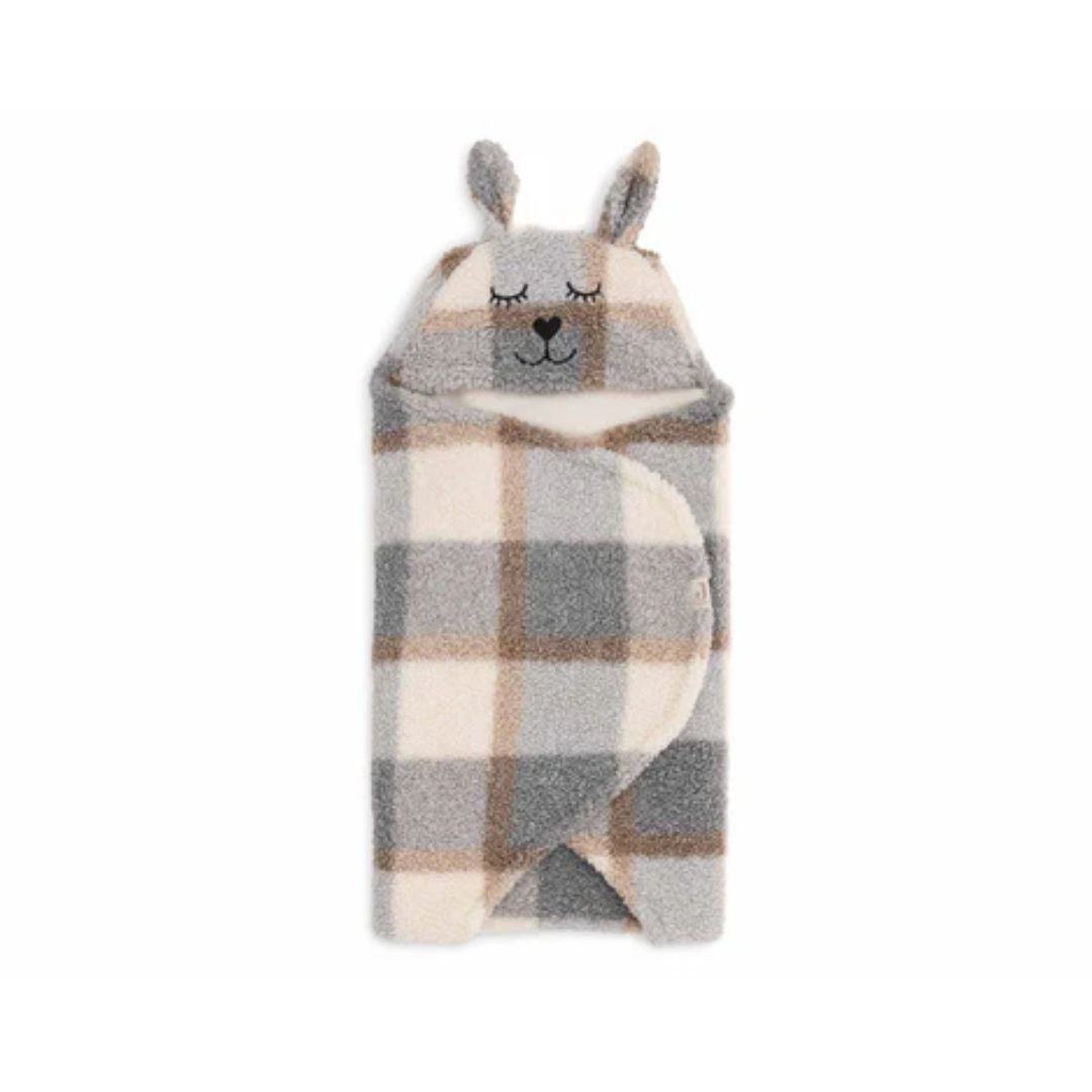 Jollein® Odeja za avtosedež Bunny Check Boucle 105x100 Jollein