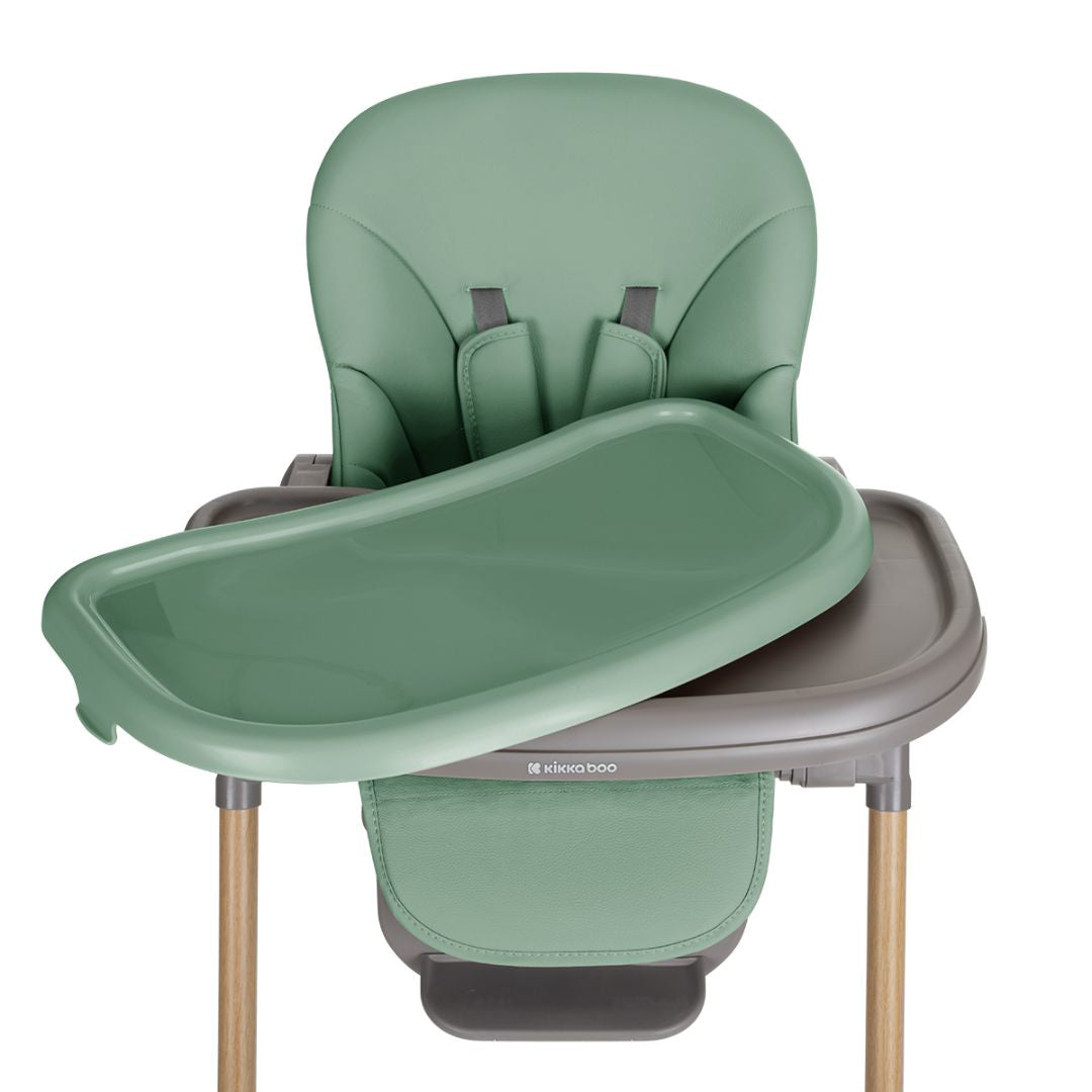 KikkaBoo® Otroški stol za hranjenje Olive Mint KikkaBoo