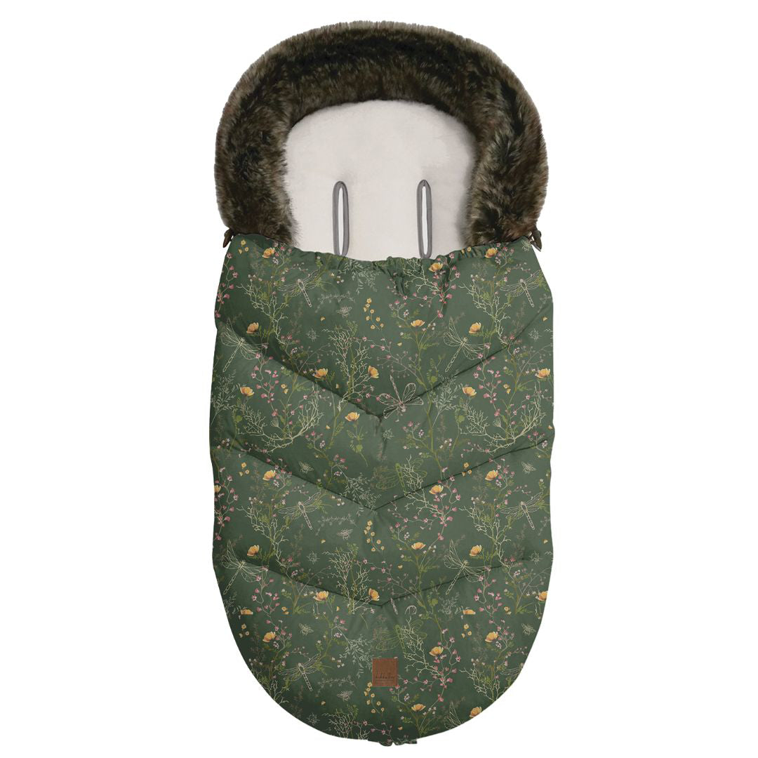 KikkaBoo® Zimska vreča Luxury Secret Garden Green KikkaBoo