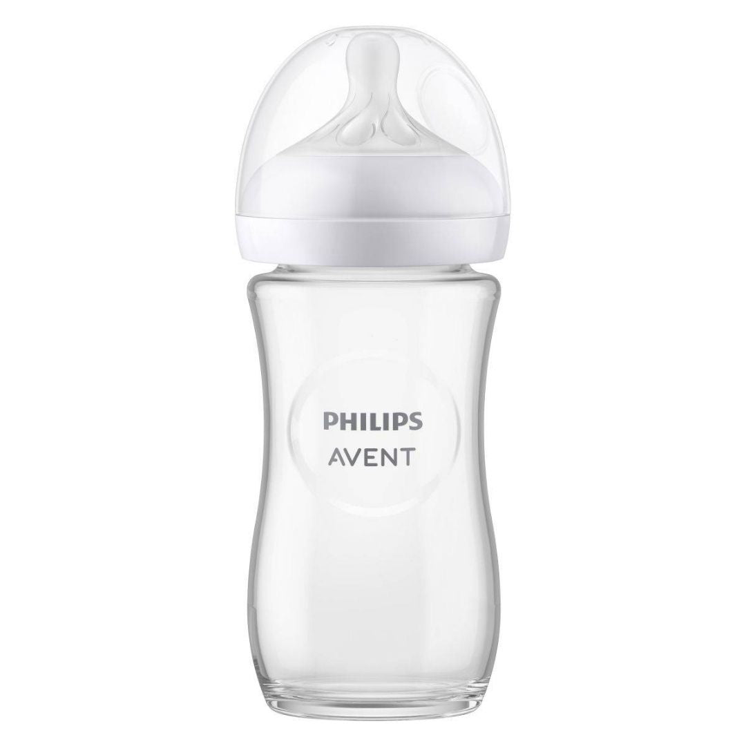 Philips AVENT® Steklena steklenička s cucljem Natural Response 240ml Philips AVENT