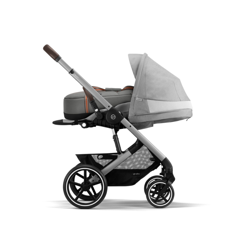 Cybex® Otroški voziček Balios S Lux (0-22 kg) Stone Grey (Silver Frame) Cybex