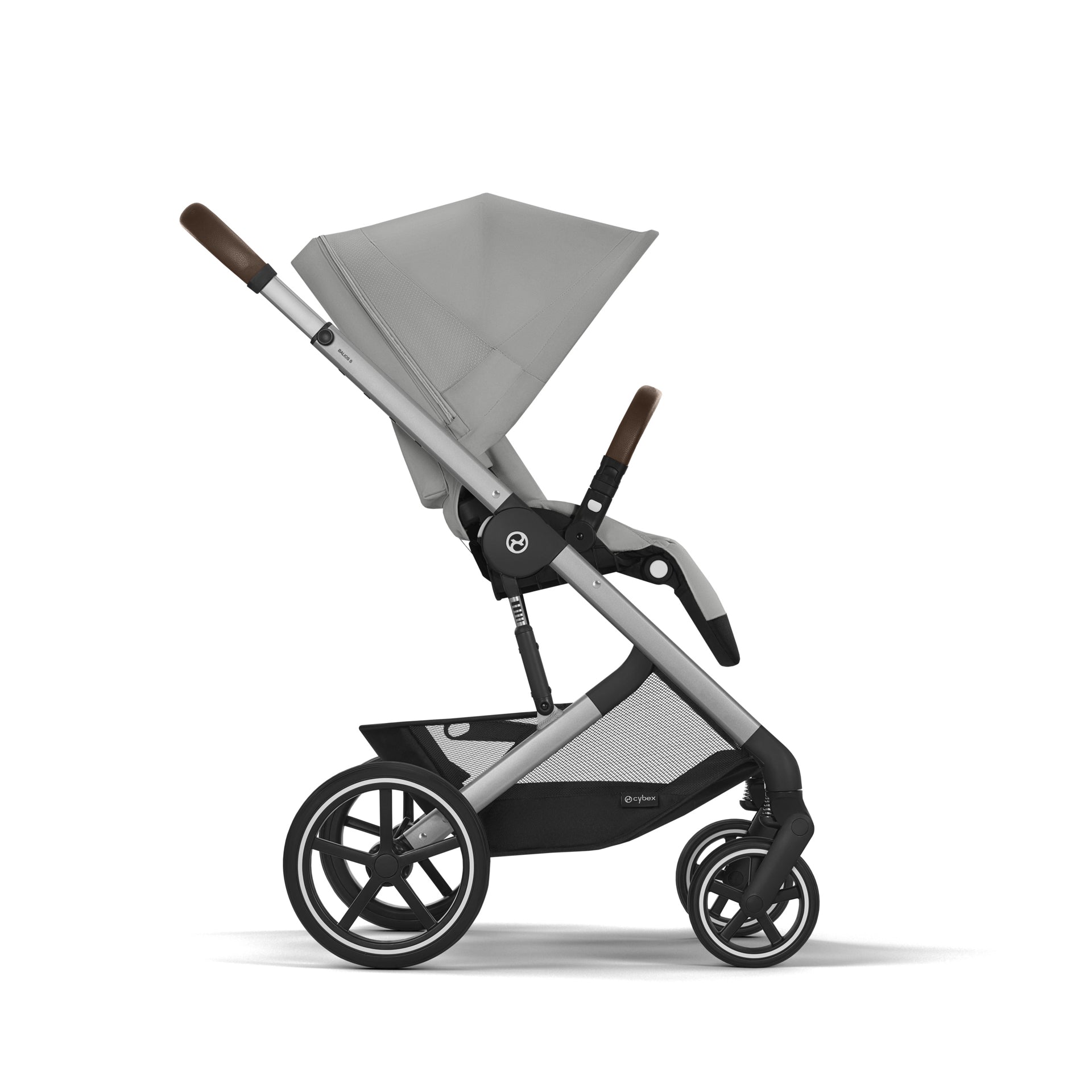 Cybex® Otroški voziček Balios S Lux (0-22 kg) Stone Grey (Silver Frame) Cybex