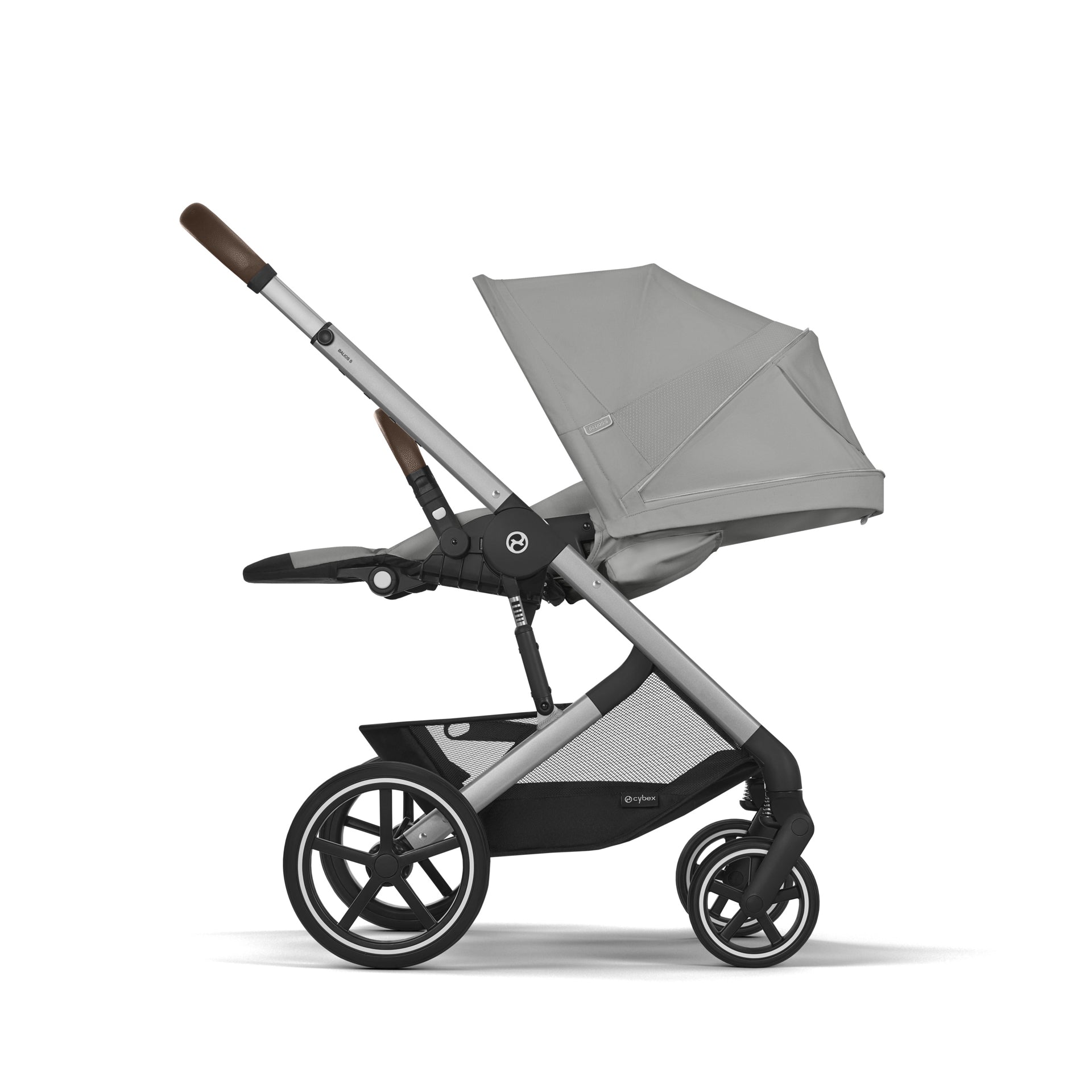 Cybex® Otroški voziček Balios S Lux (0-22 kg) Stone Grey (Silver Frame) Cybex