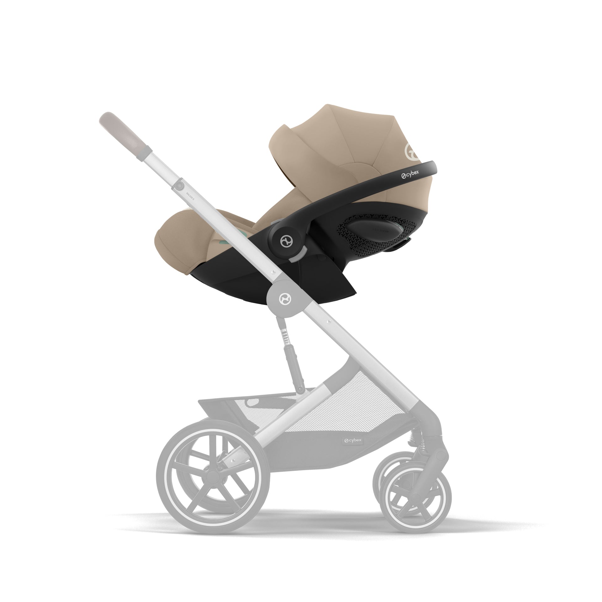 Cybex® Otroški voziček Balios S Lux (0-22 kg) Almond Beige (Taupe Frame) Cybex
