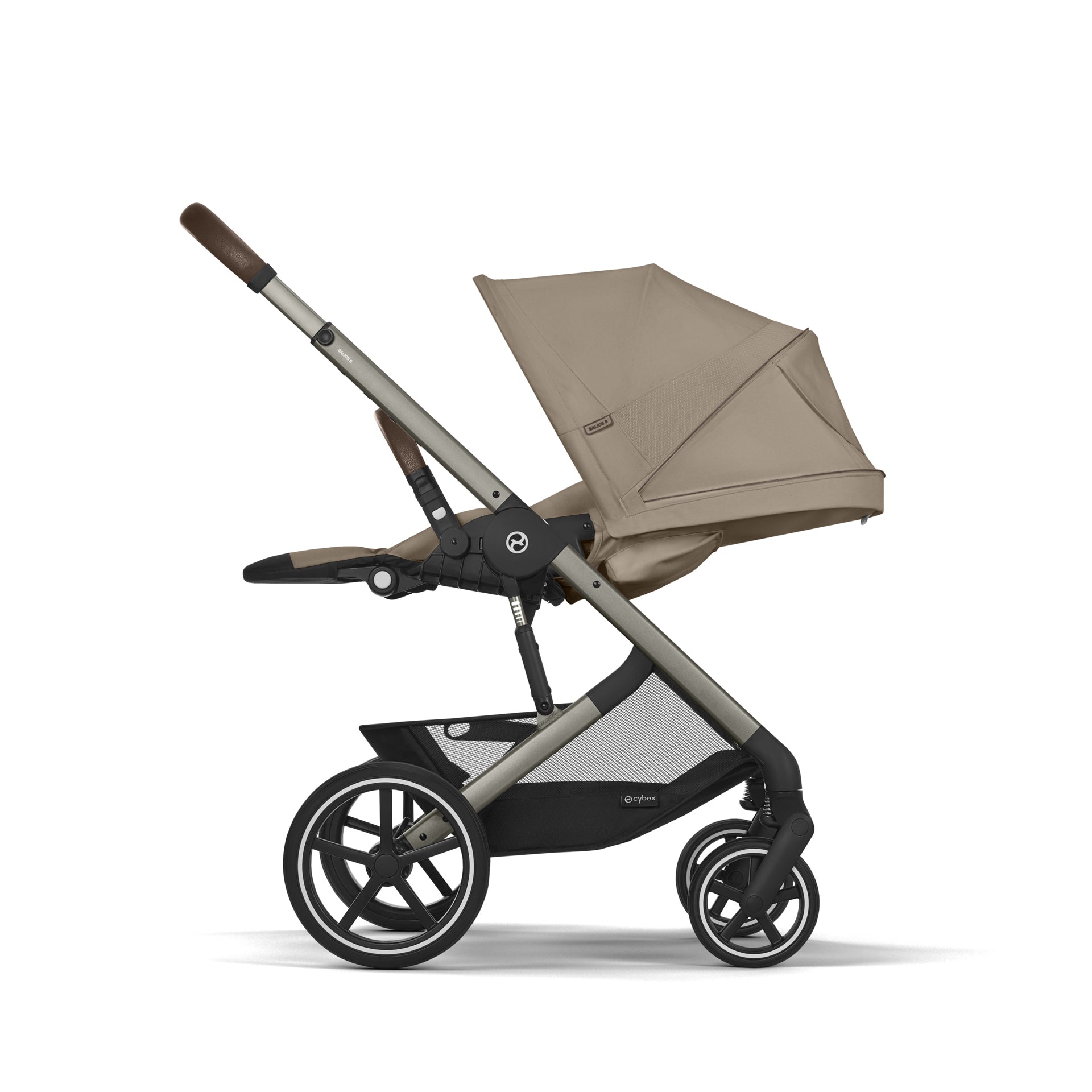 Cybex® Otroški voziček Balios S Lux (0-22 kg) Almond Beige (Taupe Frame) Cybex