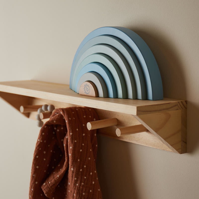 Bieco® Lesena mavrica Blue Bieco