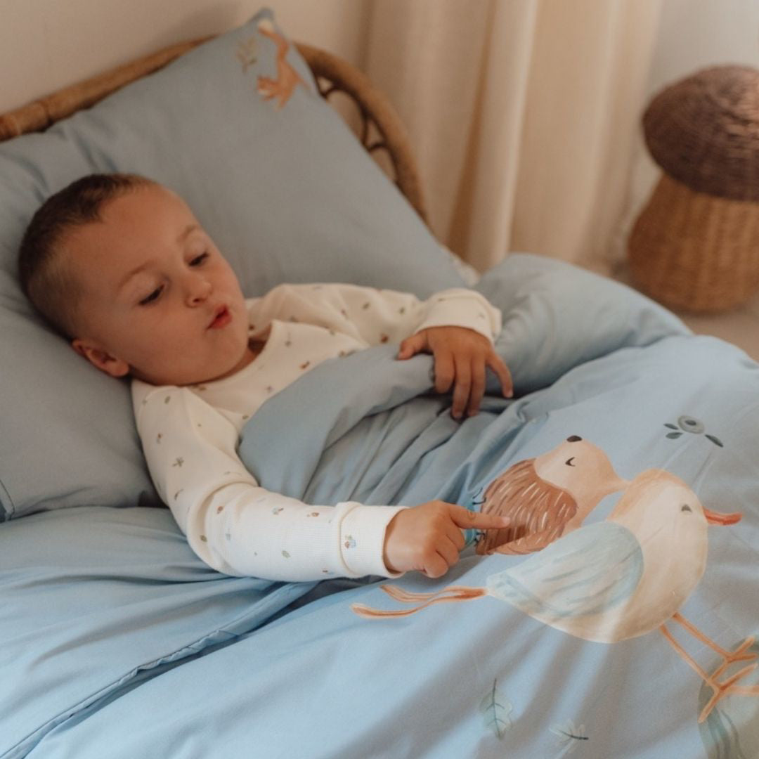 Little Dutch® Otroška posteljnina Denim Blue 140x100 Little Dutch