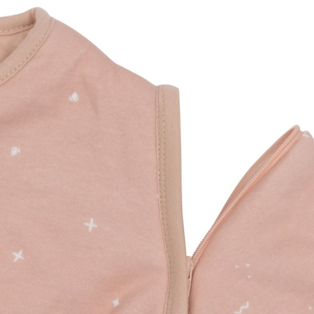 Jollein® Otroška spalna vreča s snemljivimi rokavi 90cm Twinkling Wild Rose TOG 3.0 Jollein