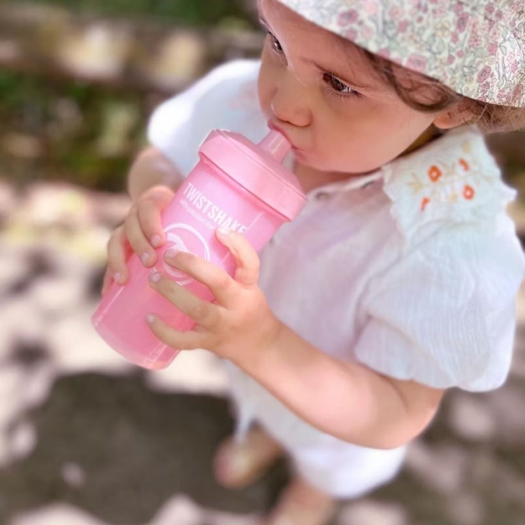Twistshake® Lonček Kid Cup 360ml (12+m) Pastel Pink Twistshake