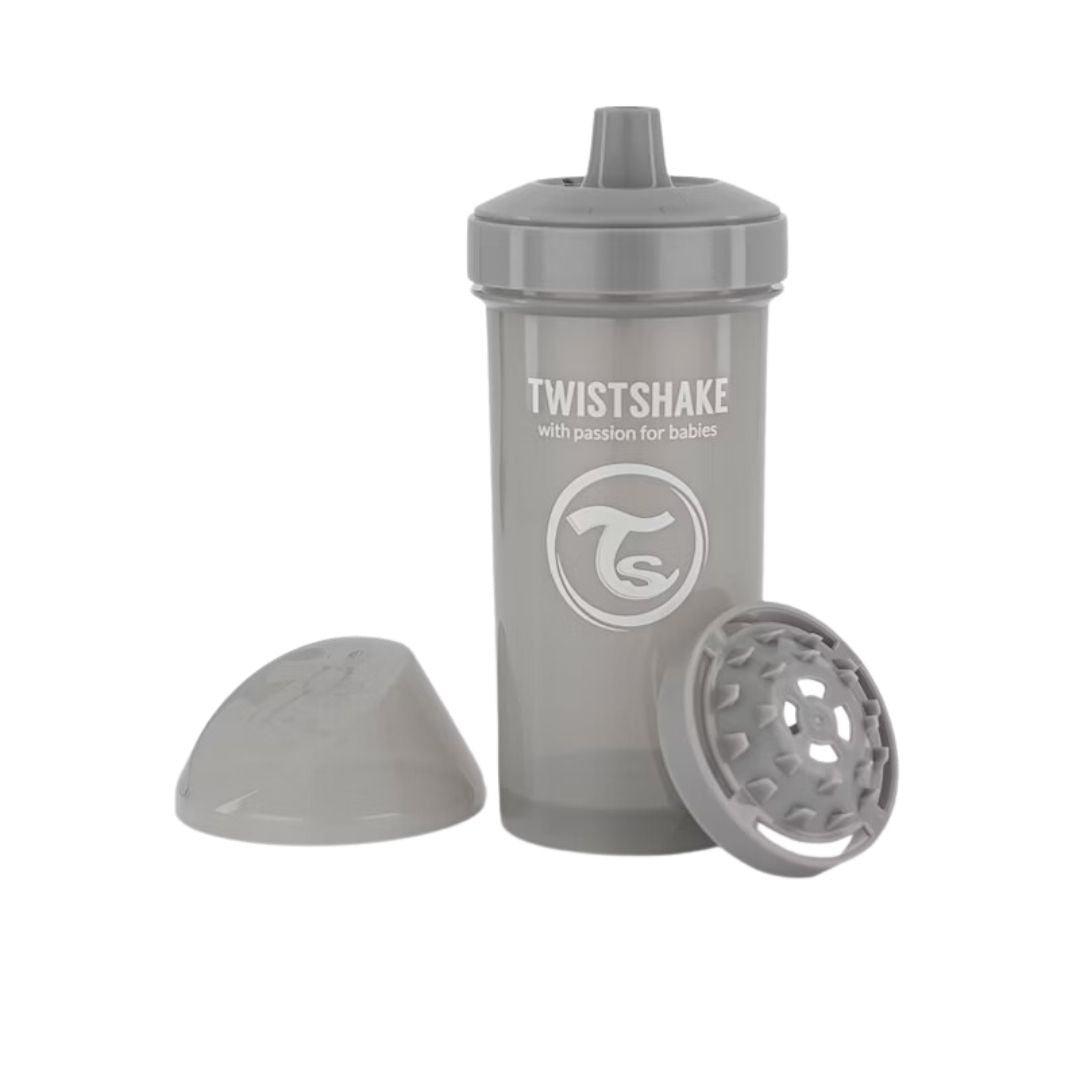 Twistshake® Lonček Kid Cup 360ml (12+m) Pastel Grey Twistshake