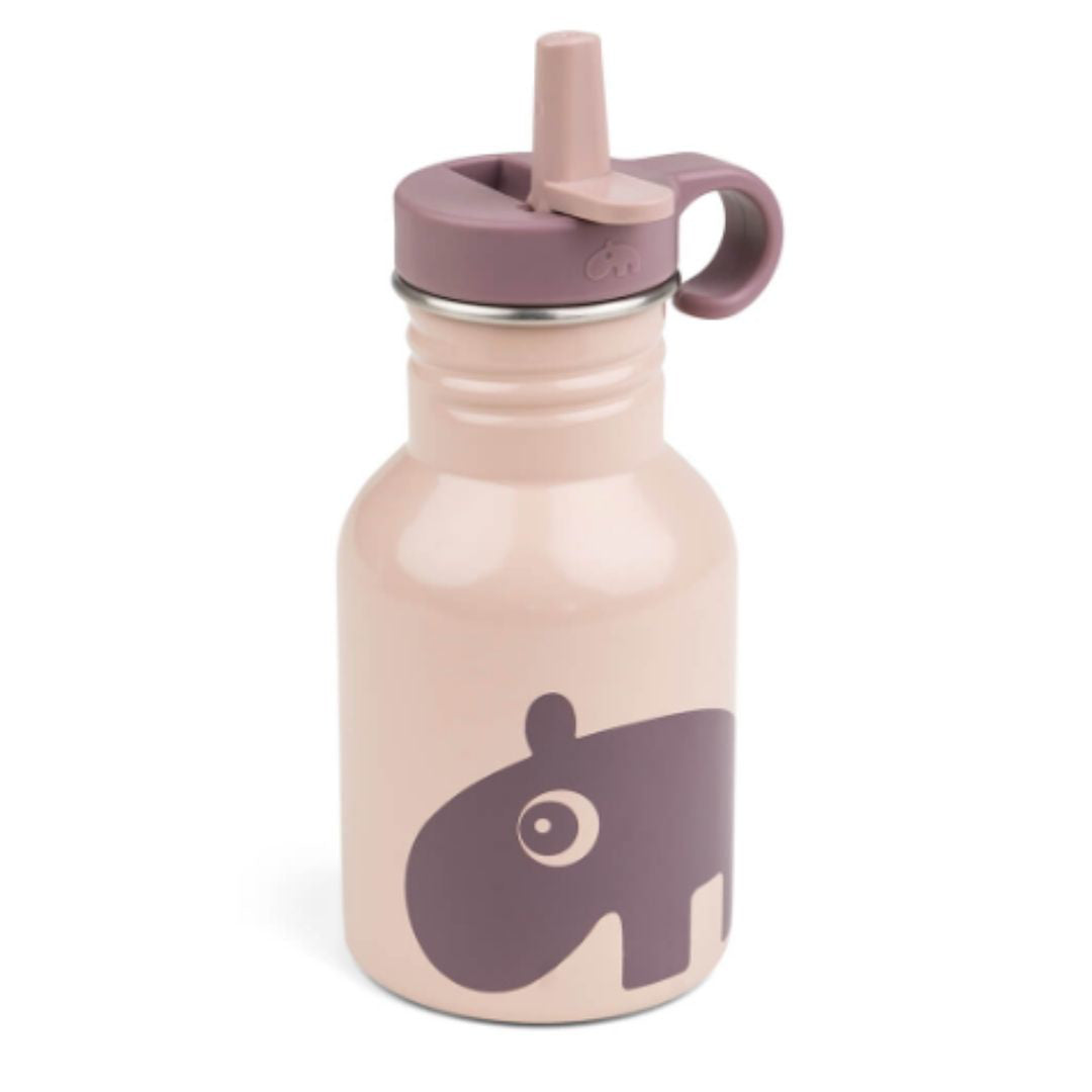 Done by Deer® Kovinska steklenička s slamico Ozzo Powder 350 ml Done by Deer