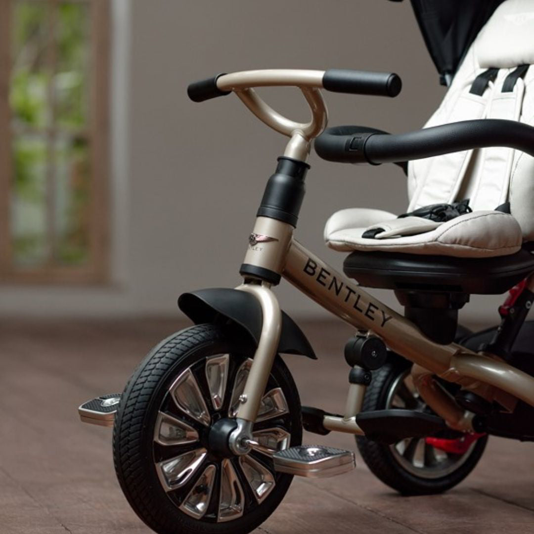 Bentley® Otroški tricikel 6 v 1 Mulliner white sand Bentley