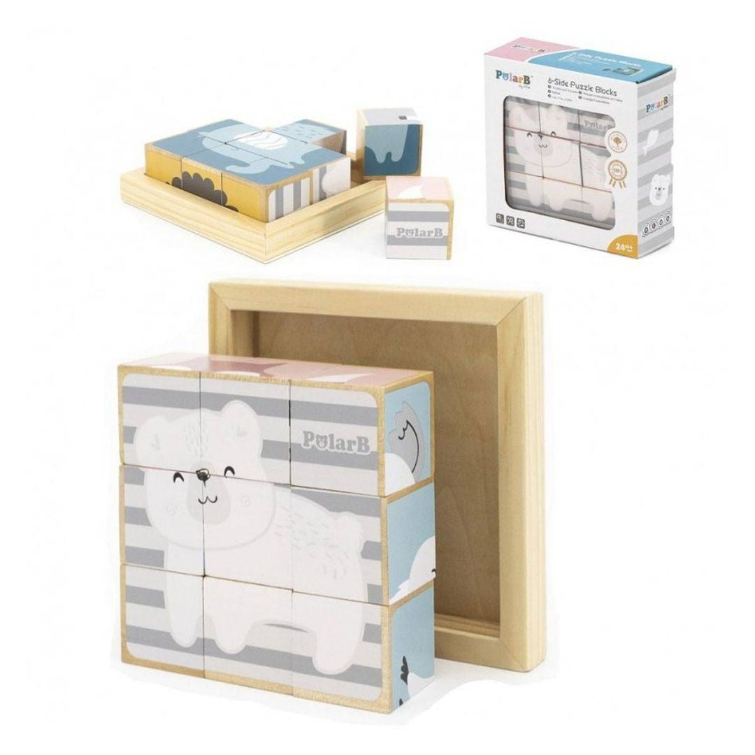PolarB® Sestavljanka kocke 6-delna PolarB