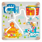 Classic World® Lesena aktivnostna tabla 2 v 1 Mesto Classic World